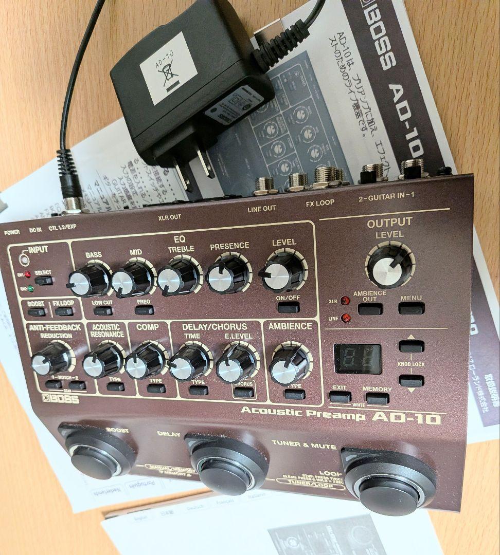 （美品）　BOSS Acoustic Preamp AD-10