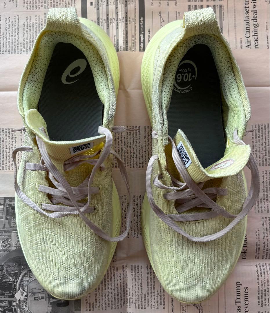 ⑪ asics　アシックス　ニンバス　ミライ　ランニングシューズ　トレシュー