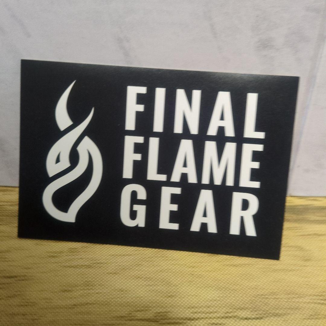 final flame gear ファイルフレームギアアルコールストーブ