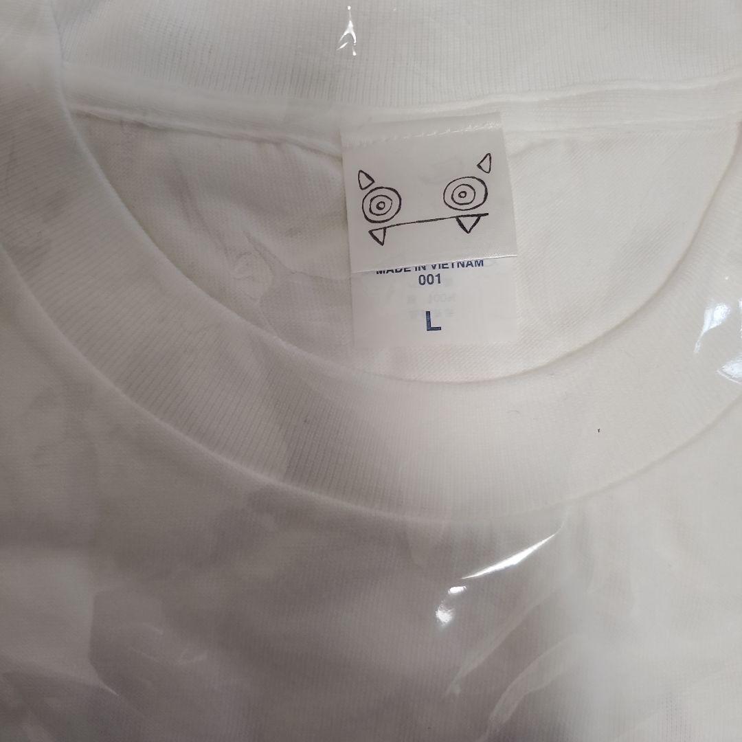 秋山黄色　鬼奏本能ツアーTシャツ　L 白&黒