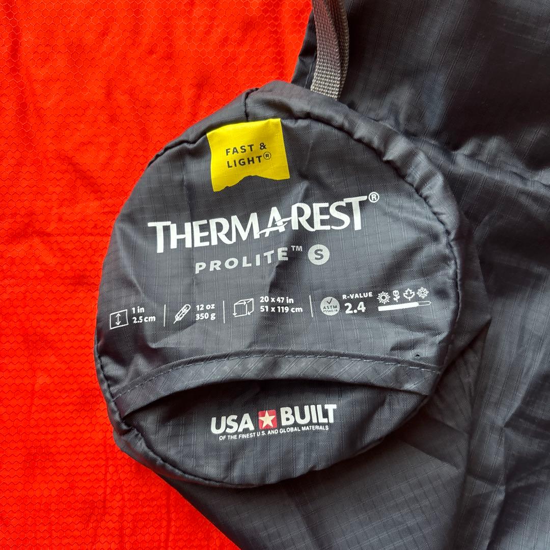 THERMAREST ProLite セルフインフレーティングスリーピングマット