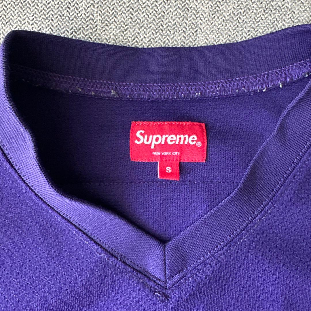Supreme 86 メッシュシャツ Sサイズ パープル