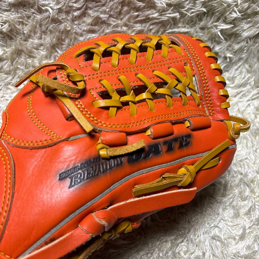 NIKE DIAMOND READY GATE 野球 グローブ 軟式 オレンジ