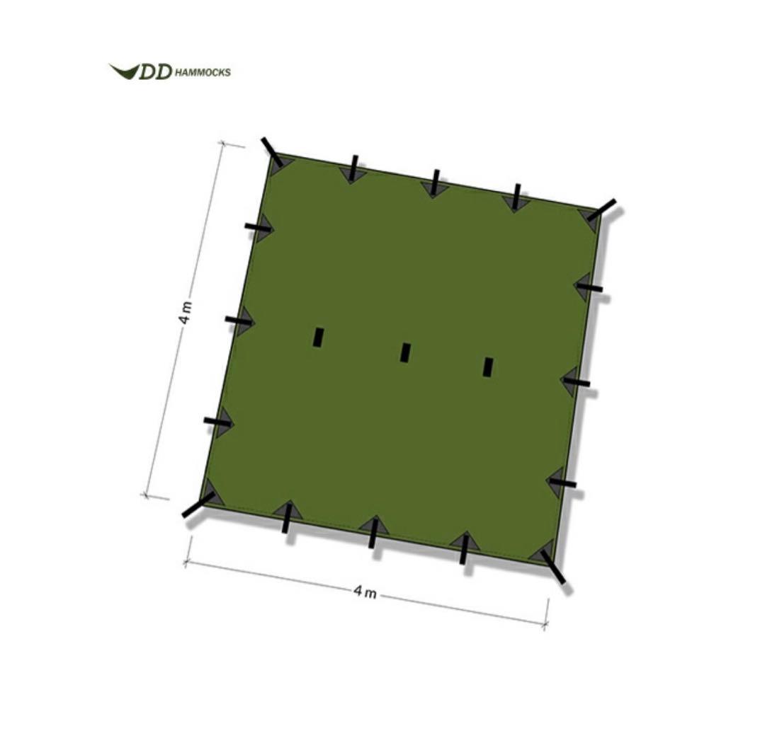 DD HAMMOCKS DD Tarp 4×4 DDタープ　オリーブグリーン