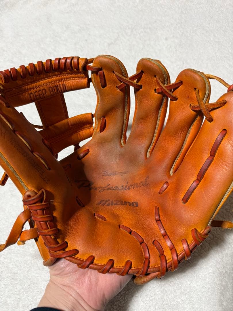 【即戦力】ミズノ ビューリーグ プロフェッショナル 一般軟式 内野手用 グローブ