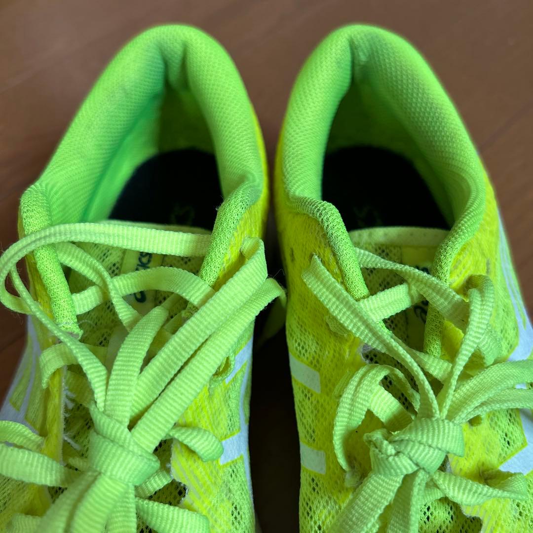 ASICS ランニングシューズ HYPERSPEED蛍光イエロー　25㎝
