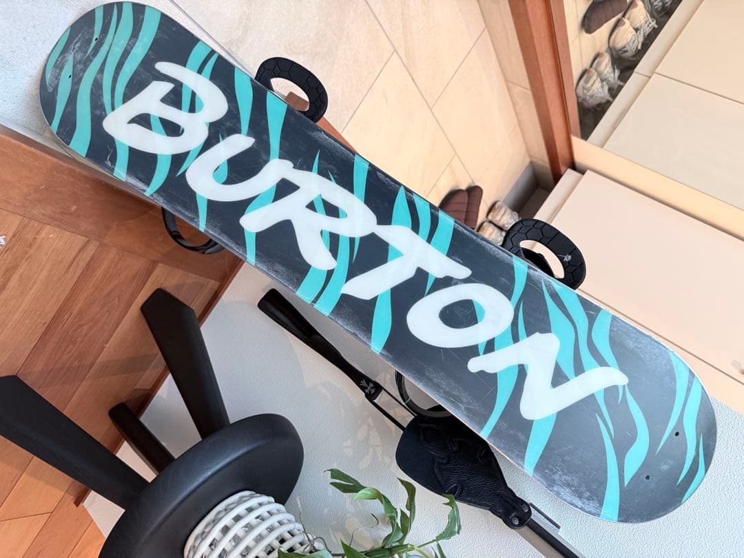 バートン、スノーボード、ビンディングset、110cm