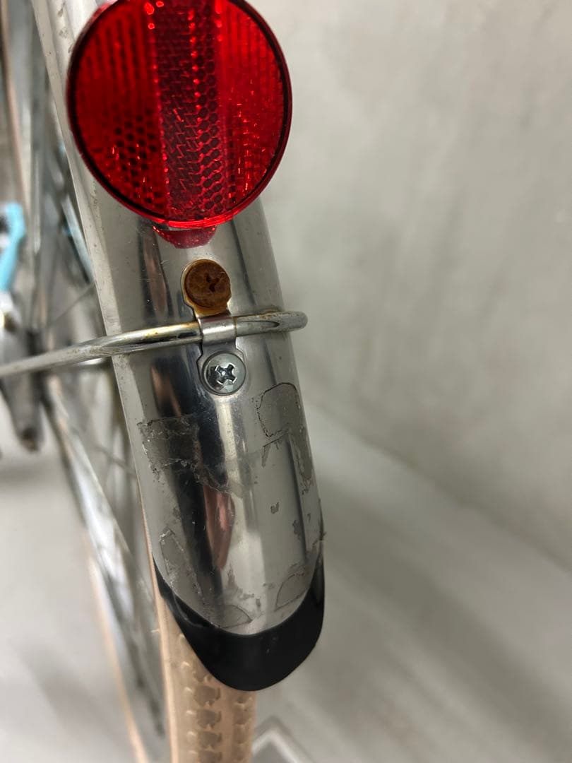 子供用自転車 水色 cafe croissant 24 札幌市　引き渡し