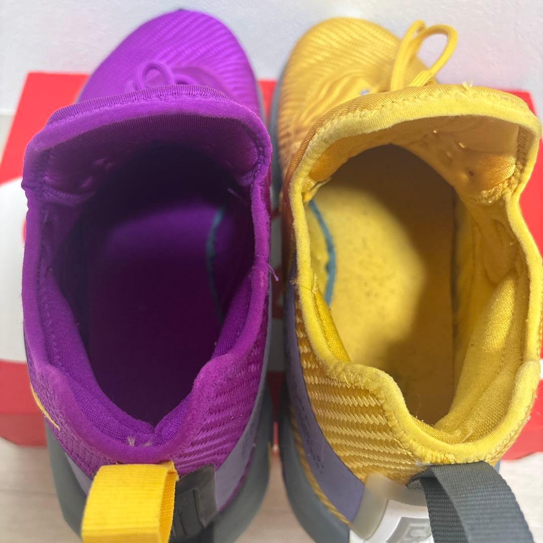 NIKE バスケットシューズ イエロー/パープル