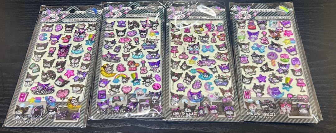 ボンボンドロップシール　シール　サンリオ　ちいかわ　動物　まとめ売り　４８点