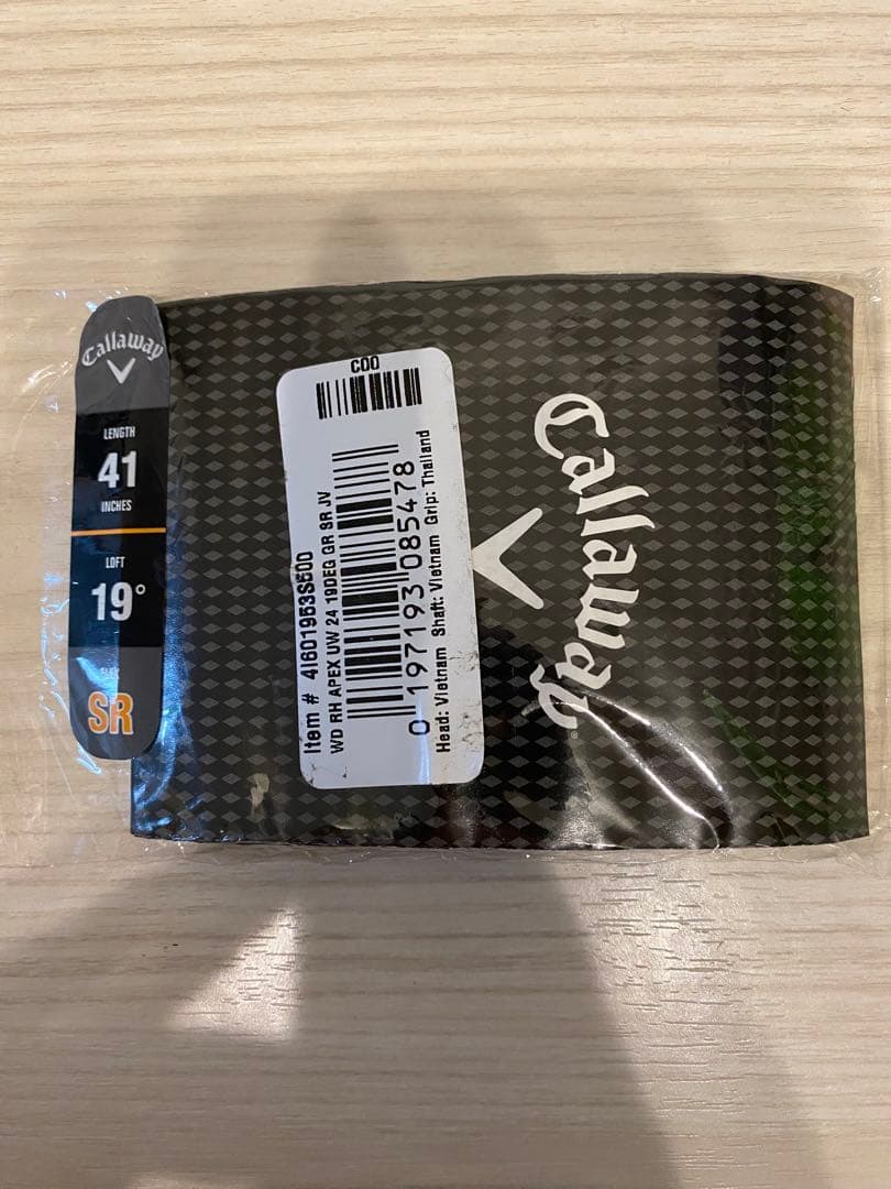 Callaway APEX UWユーティリティウッド 19度 TENSEI SR