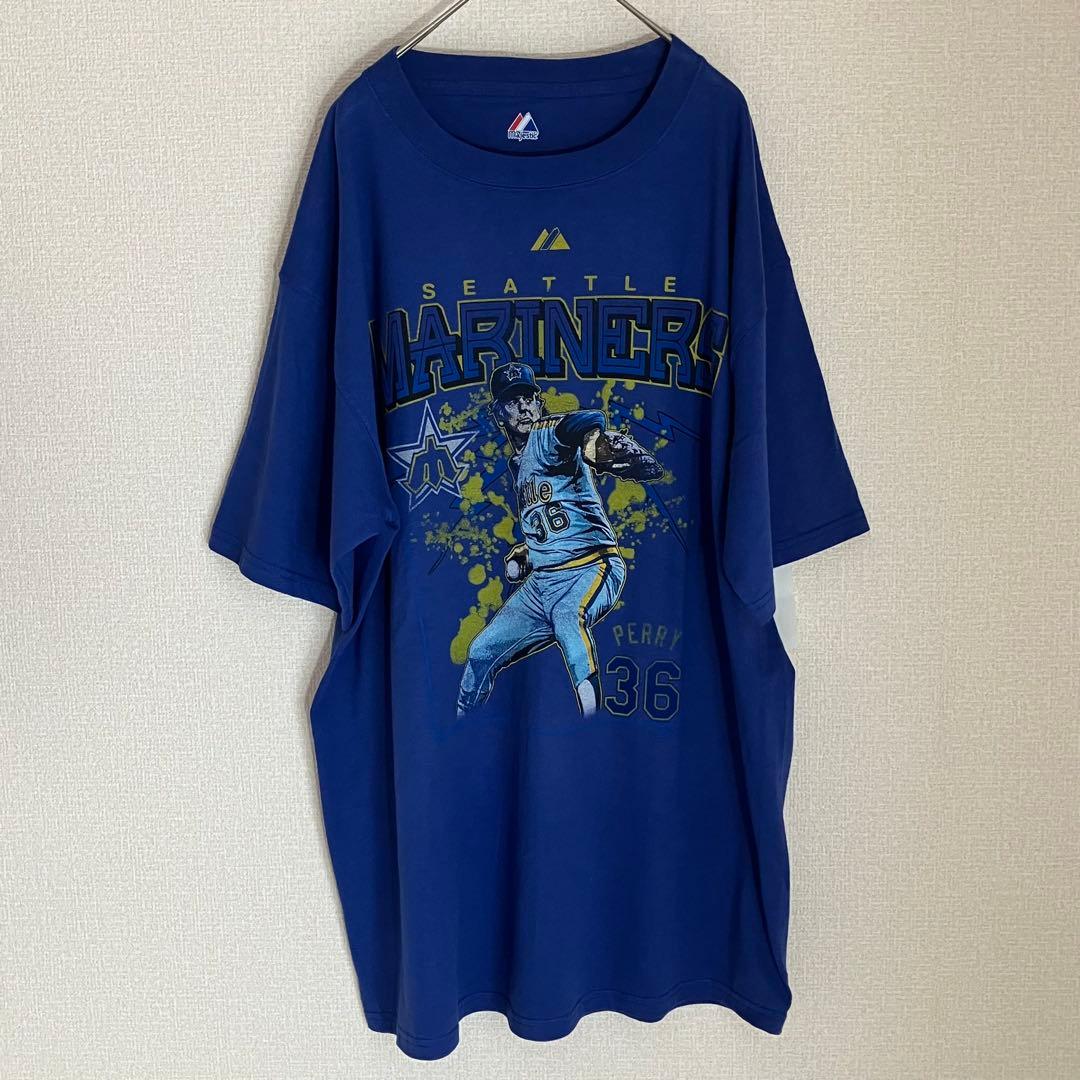 MLB ゲイロードペリー シアトルマリナーズ Tシャツ タグ付き未使用品　L