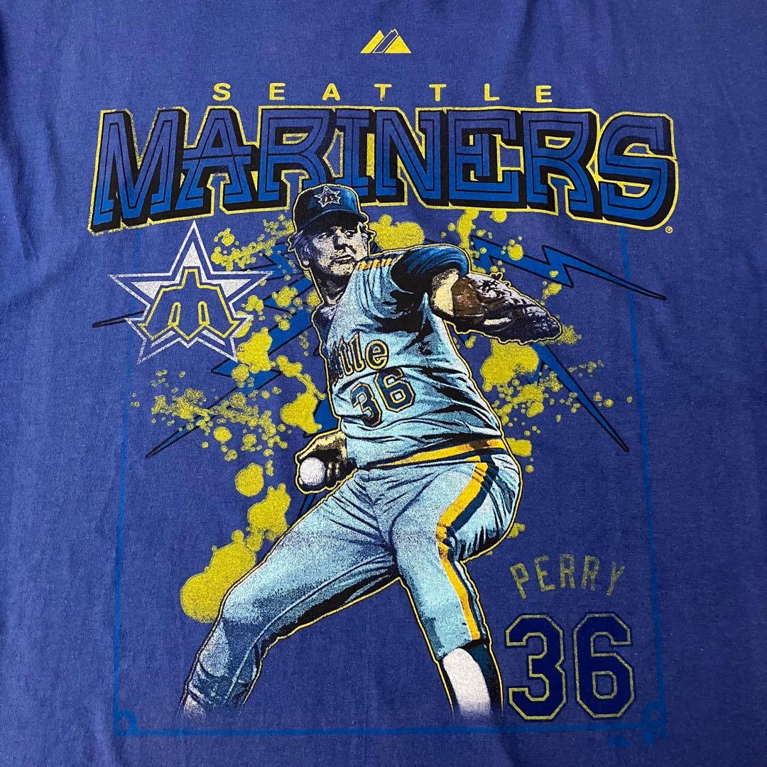 MLB ゲイロードペリー シアトルマリナーズ Tシャツ タグ付き未使用品　L