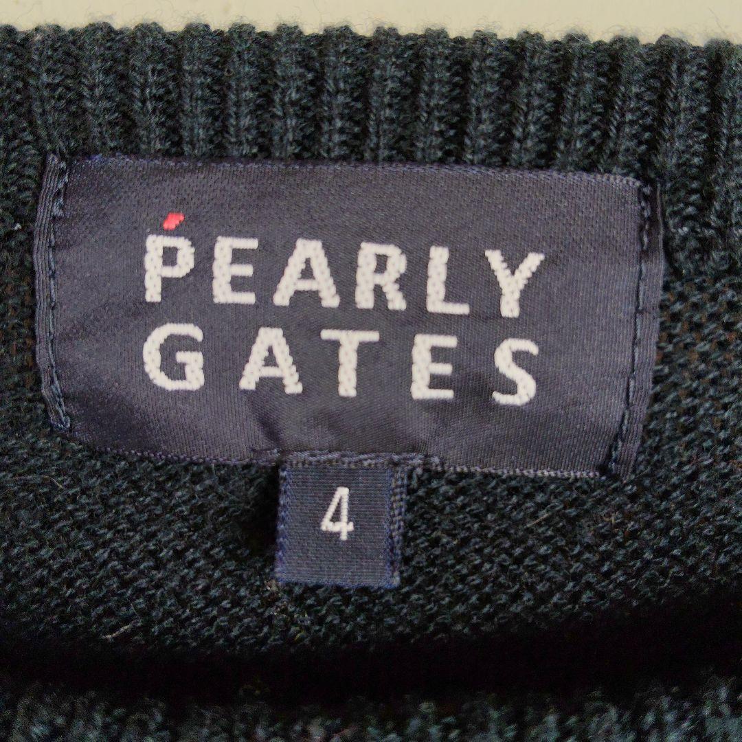 PEARLY GATES アーガイルセーター サイズ4