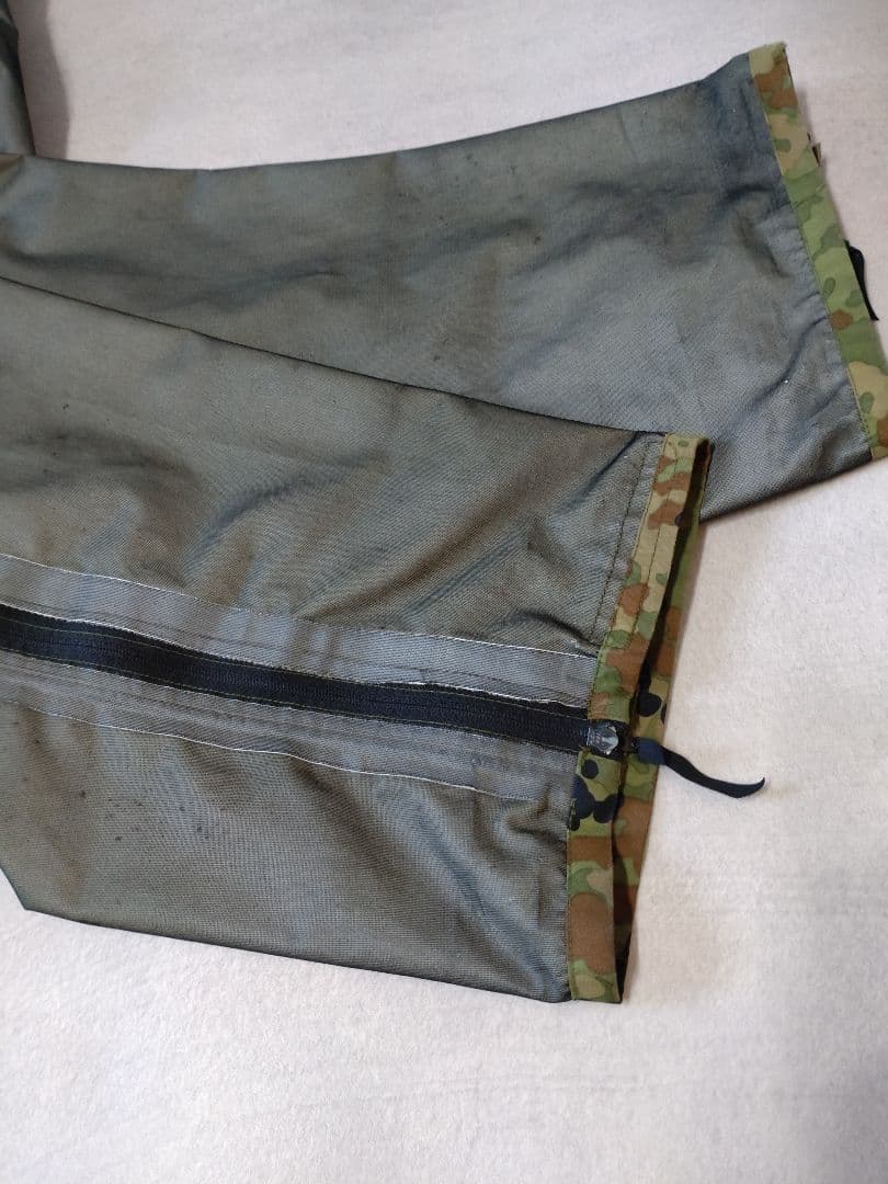 自衛隊戦闘服自衛隊迷彩雨衣上下ゴアテックスカッパレインスーツ防水ジャケット