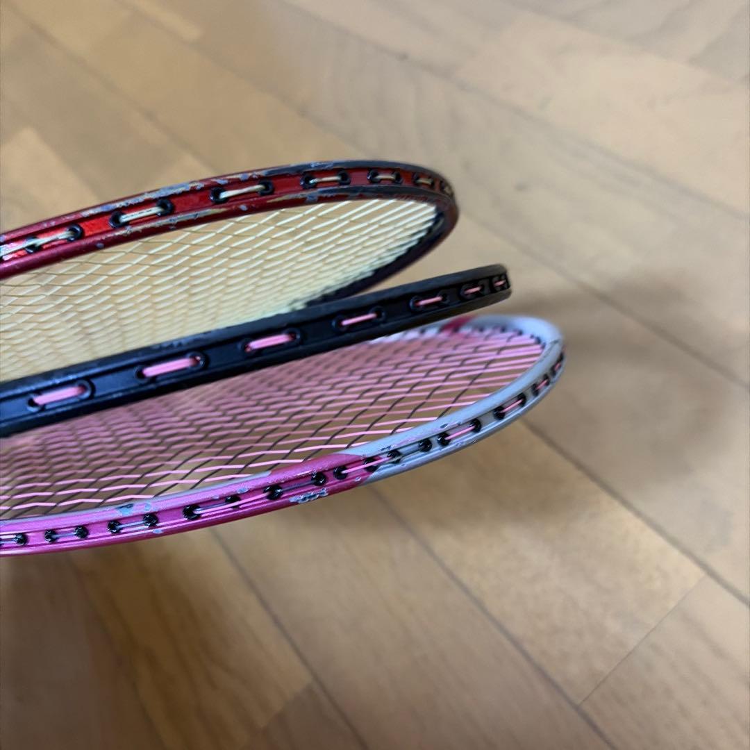 バドミントンラケット 3本セット Carbonex ヨネックス