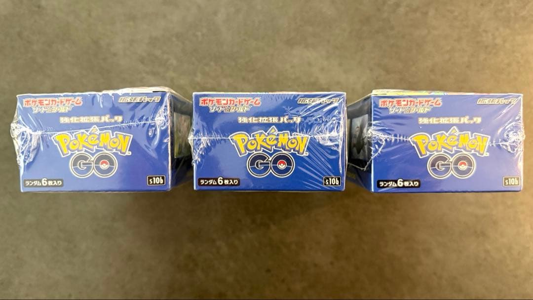 ポケモンカード ポケモンGO BOX 【新品未開封】 シュリンク付き 4箱セット