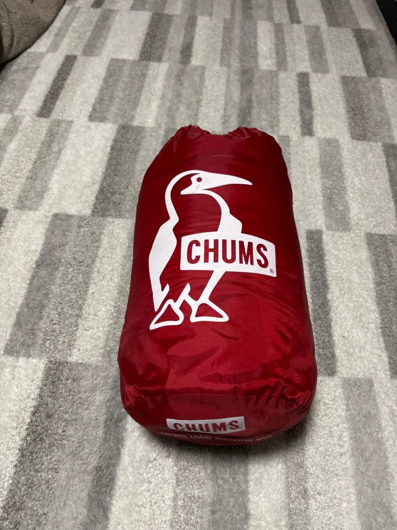 CHUMS ロゴ スリーピングバッグ 寝袋　キャンプ