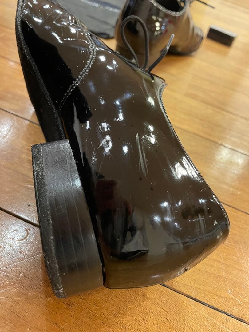 【お値打ち‼️】中古　SupaDance社　社交ダンス用男性用エナメルシューズ