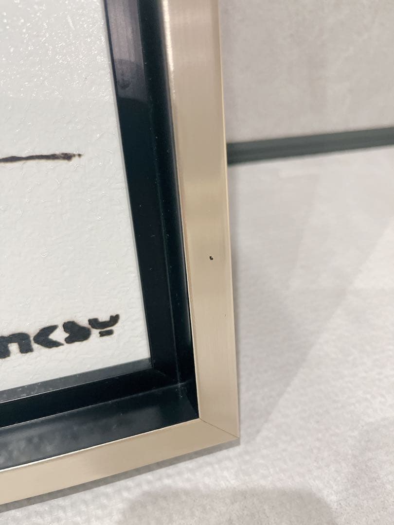 BANKSY バンクシー 「フラワー ボンバー」 アートフレーム
