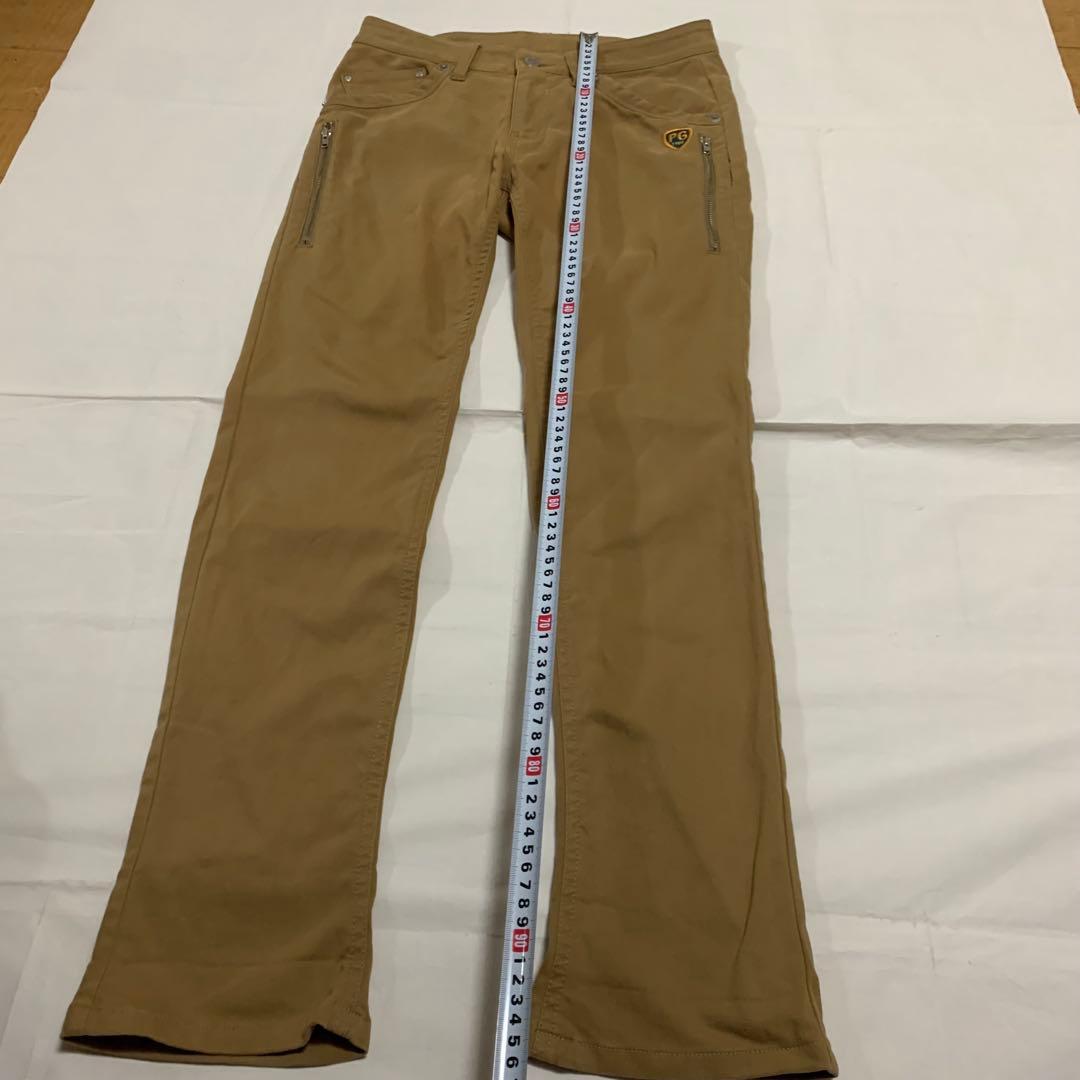 PEARLY GATES パーリーゲイツ ストレッチロングパンツ ロゴ ワッペン