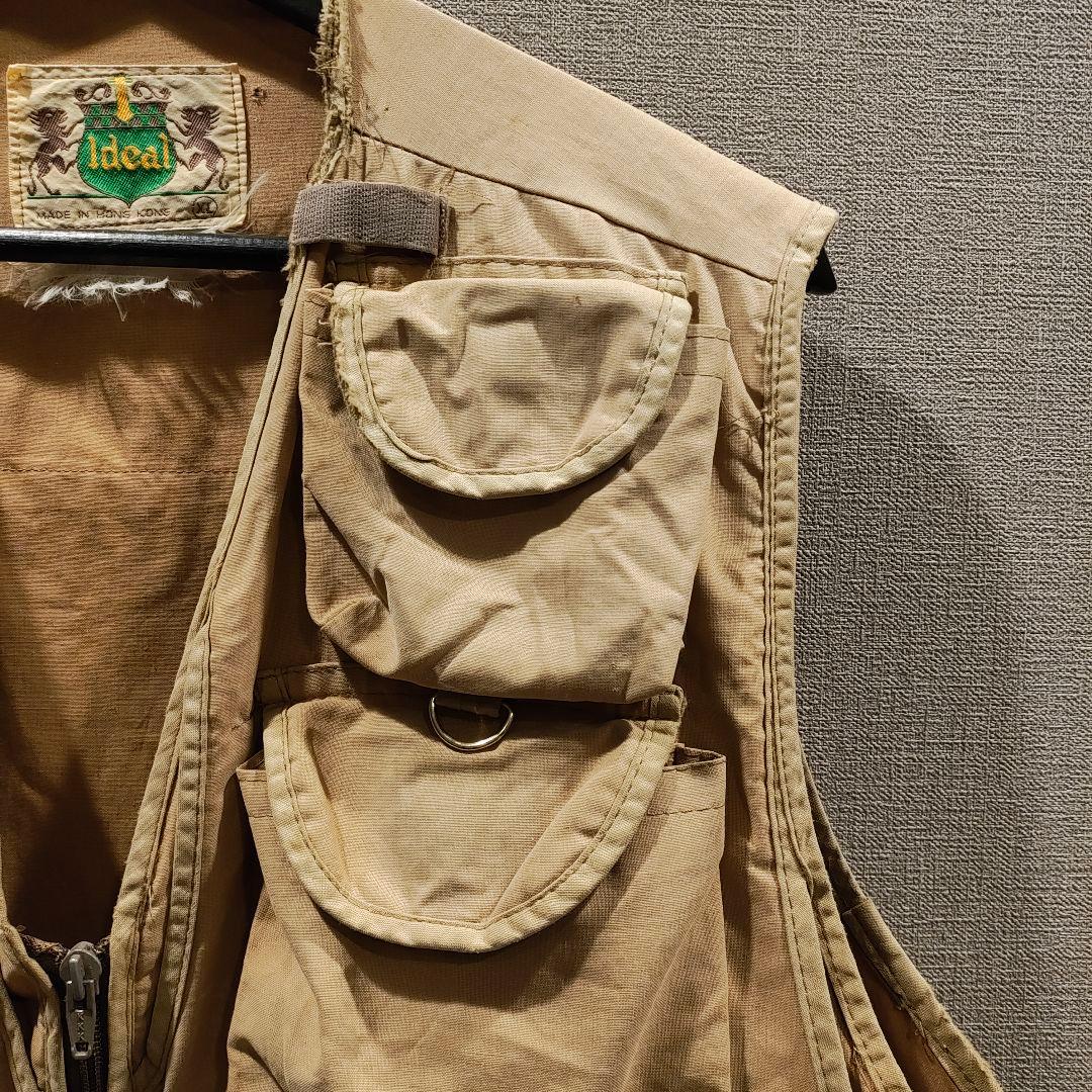 Ideal fishingvest アイディール ベスト フライ ビンテージ