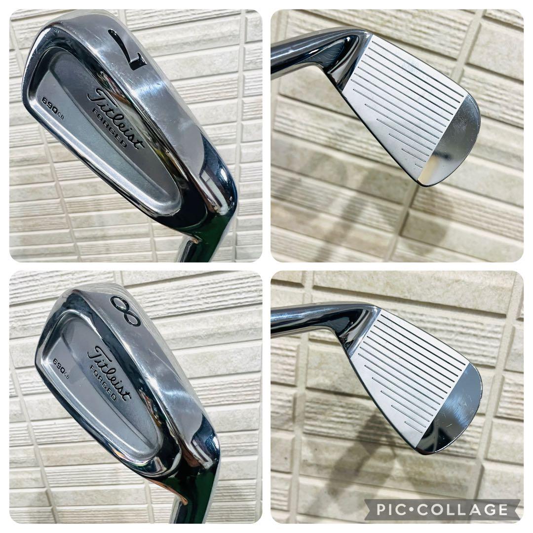 ほぼ未使用 タイトリスト 690CB アイアンセット 8本 DG s300 名器