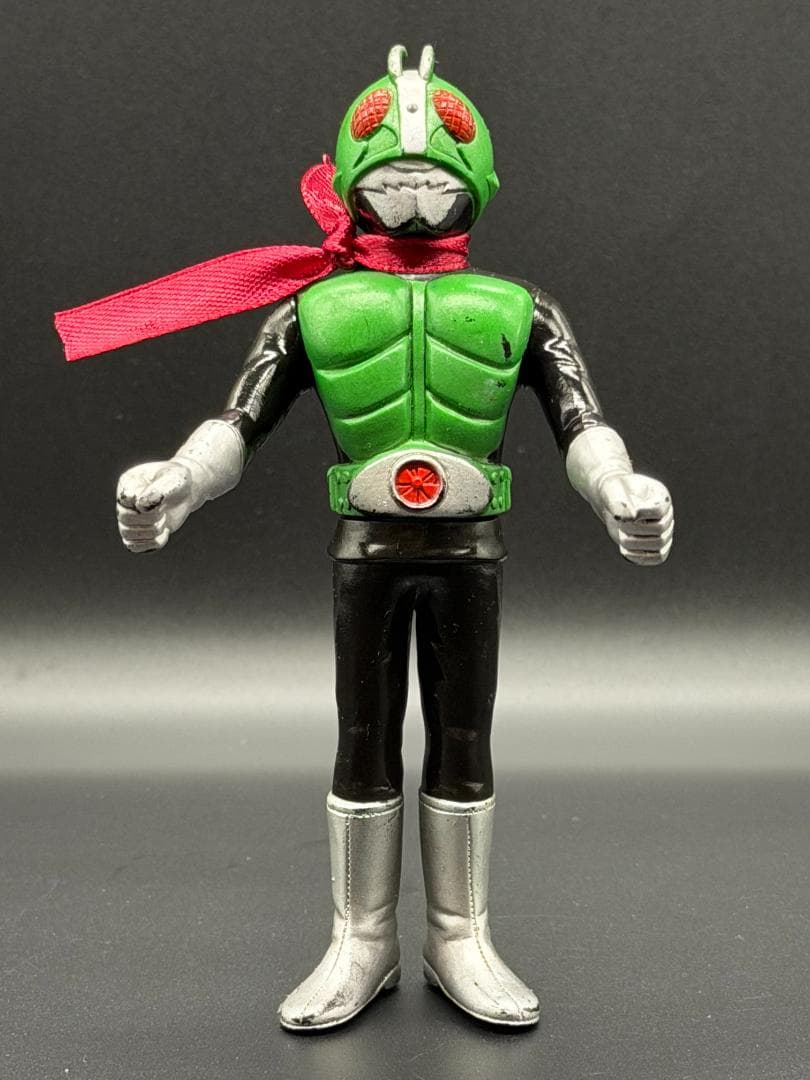 【美品/当時】ポピー 仮面ライダー1号 ソフビ 約13cm 昭和レトロ 石森プロ