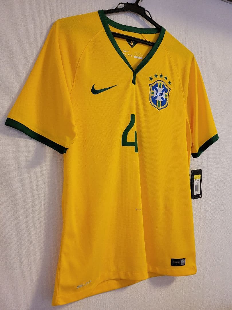 ブラジル代表 ダビドルイス サイン ユニフォーム サッカー 新品 正規品