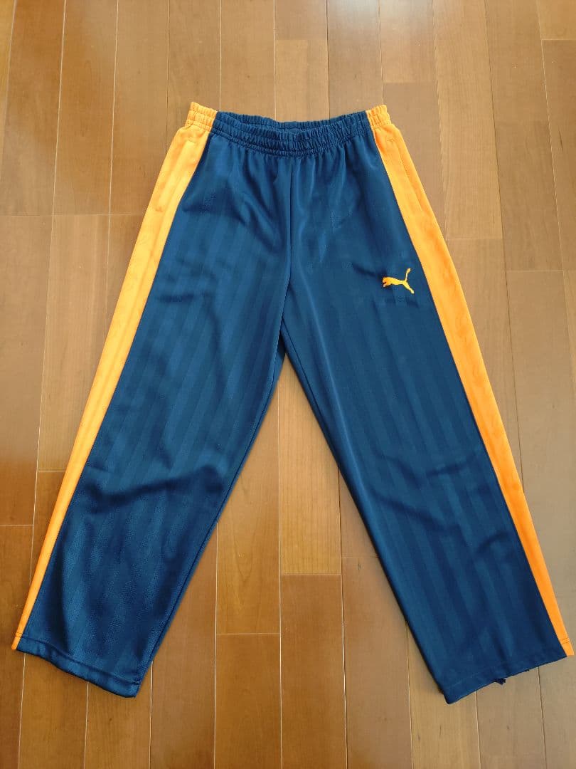 超美品 PUMA ジャージ上下セット ネイビー/オレンジ Mサイズ レア