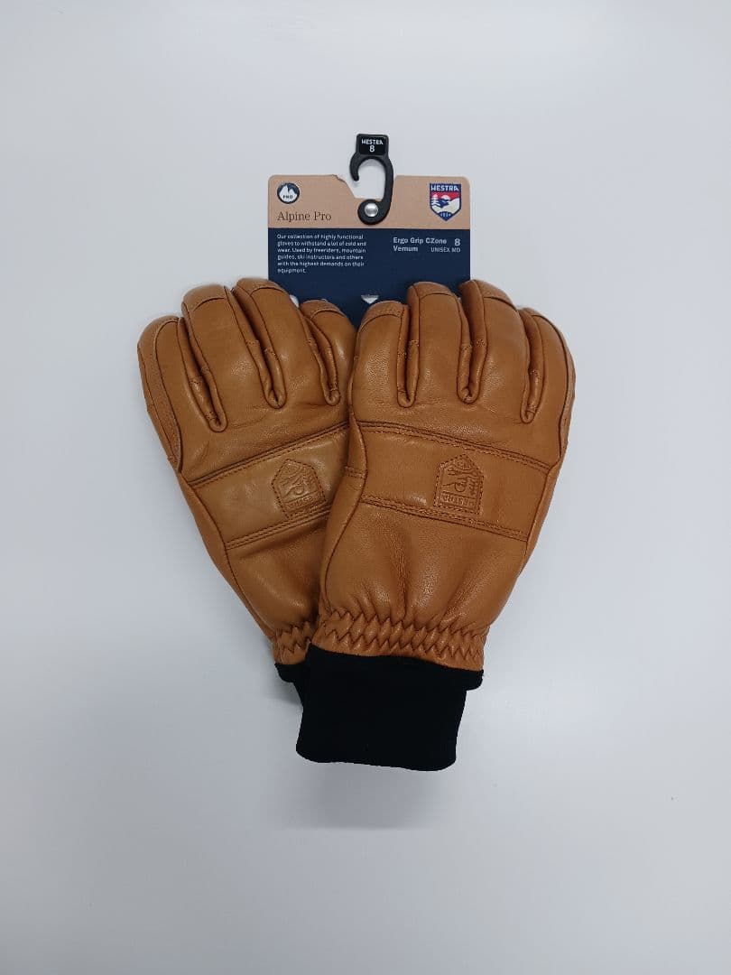 新品HESTRA レザー ERGO GRIP CZONE VERNUM サイズ8