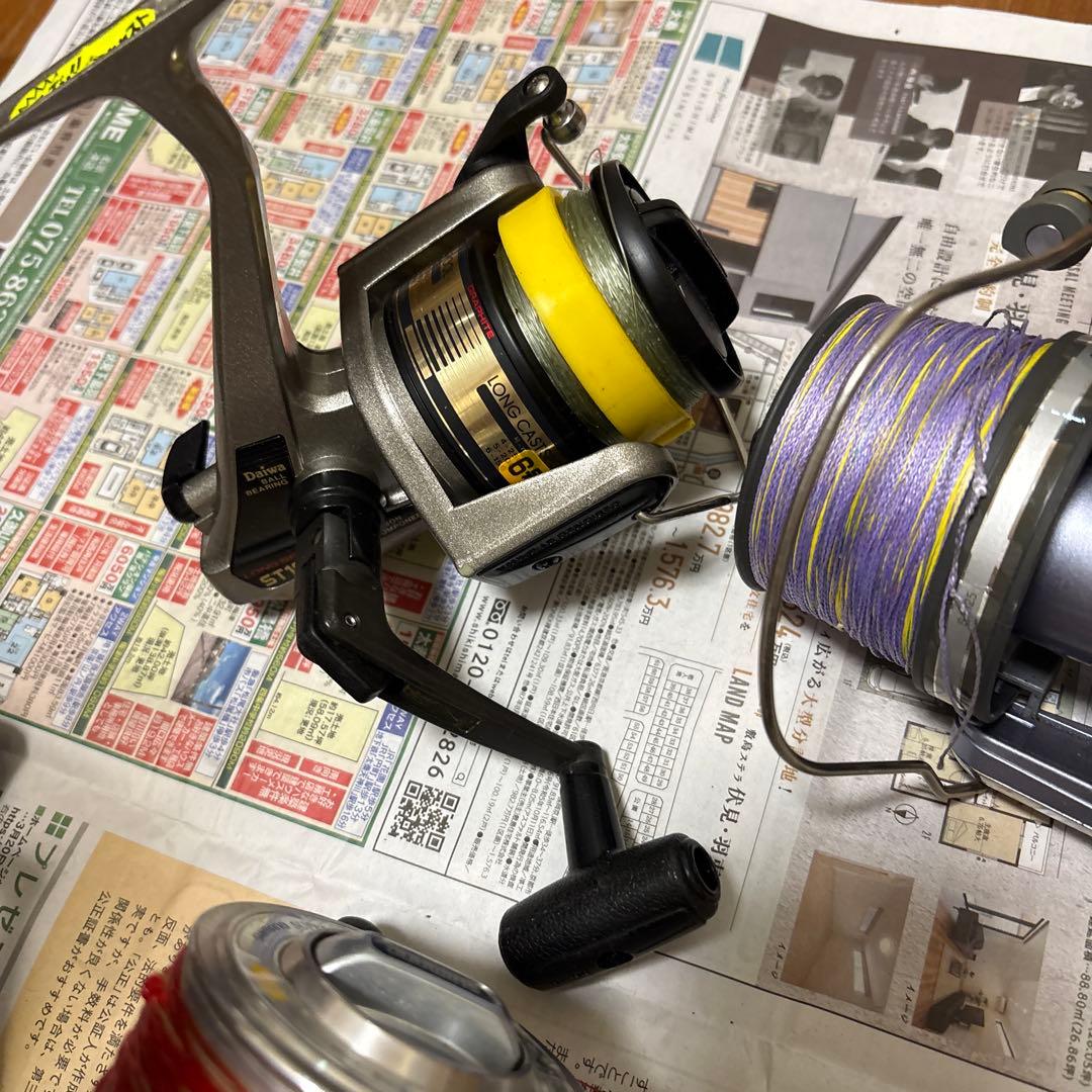 スピニングリール　ベイトリール　シマノ　ダイワ