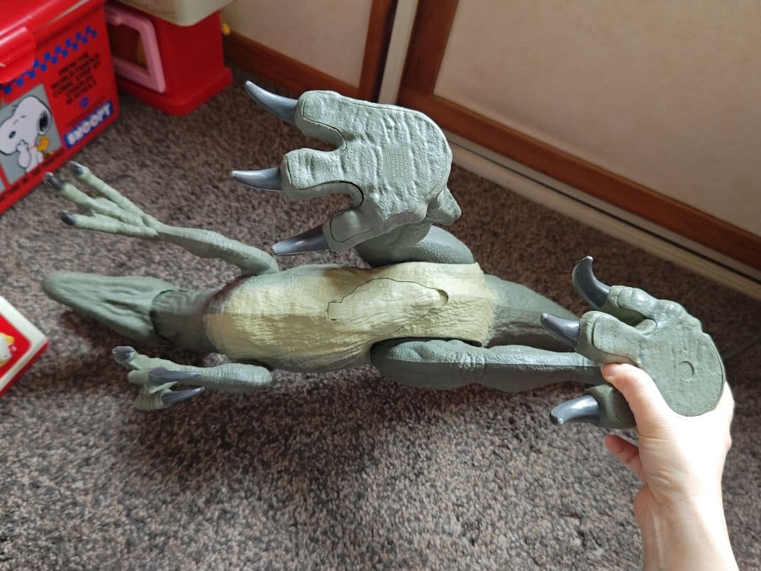 ジュラシックワールド　スーパービッグ　ヴェロキラプトル　ブルー