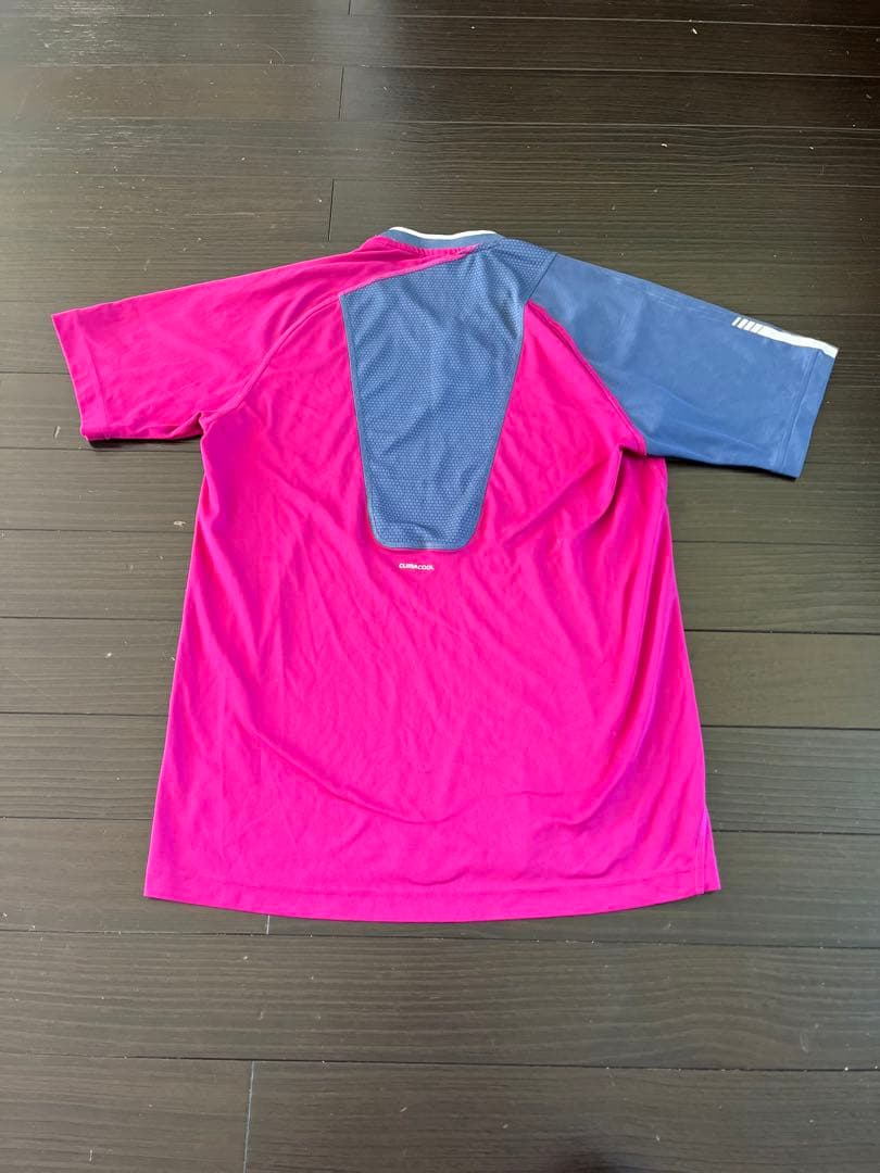 adidas CLIMACOOL 半袖 Tシャツ パープル/ネイビー