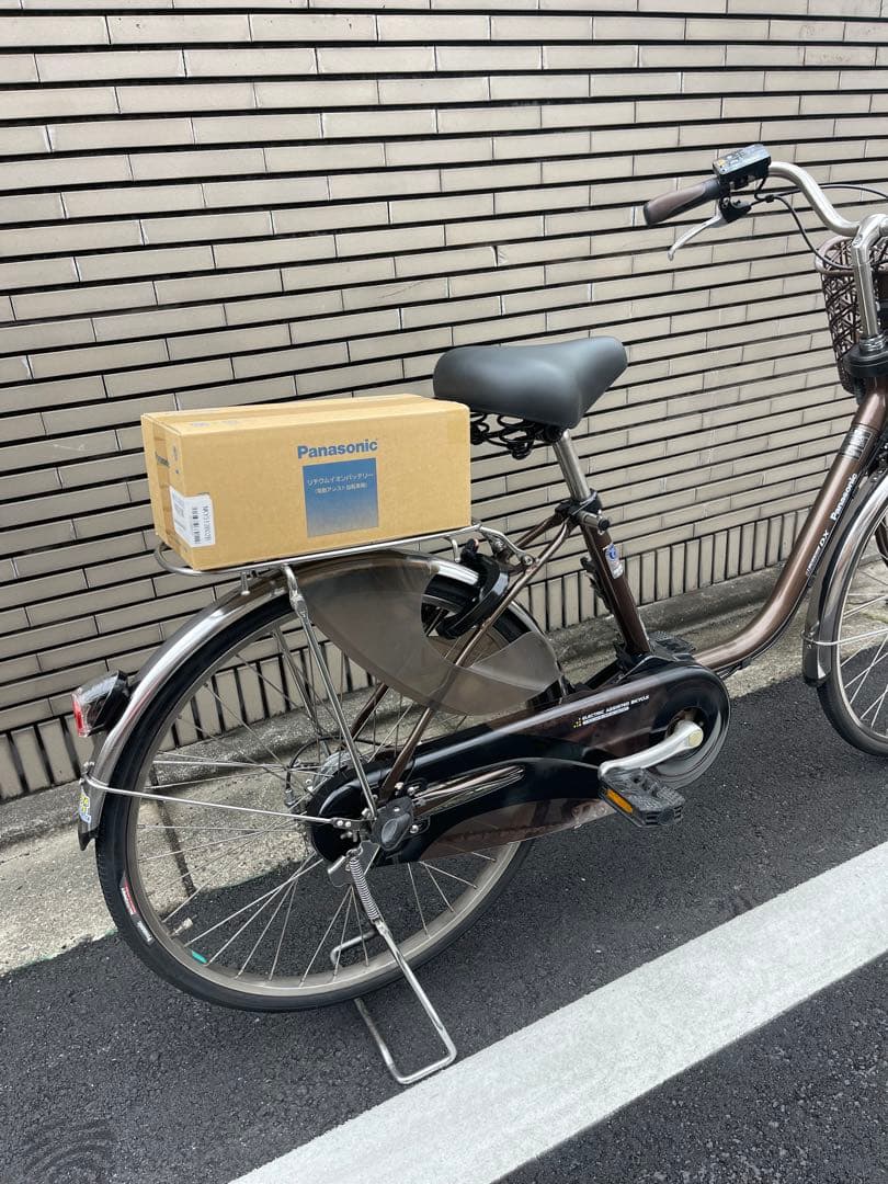 【新品バッテリー8.9ahブラウンパナソニック電動アシスト自転車26CPNA30