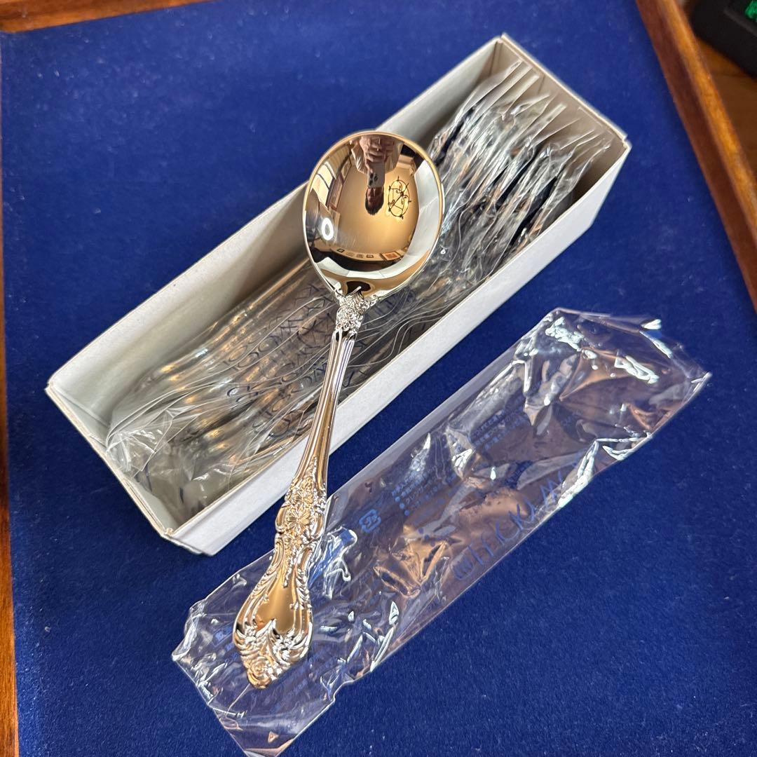 LUCKILY WOODスープスプーンx11新品保管品