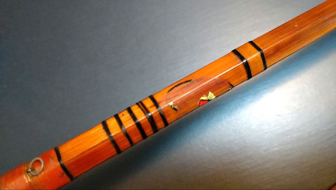 Vtg Montague Split Bamboo Fly ＆Lure Rod