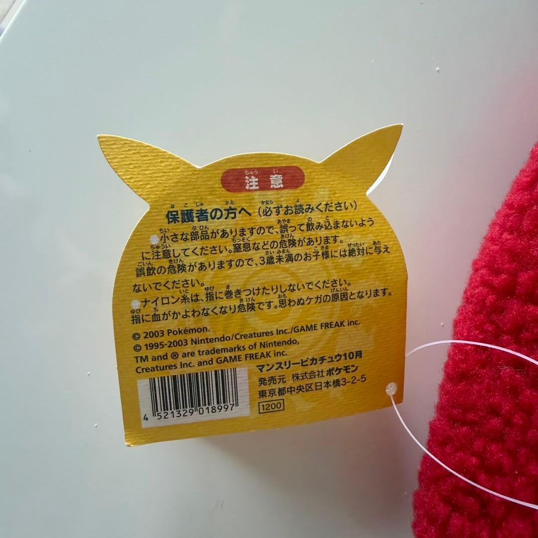 ポケモン　ポケットモンスターマンスリーピカチュウ2003年10月