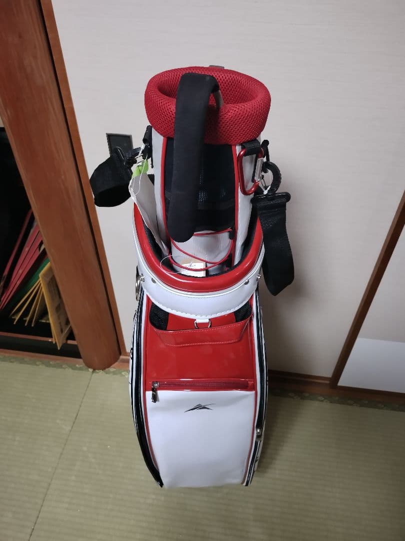 美品 つるやゴルフ アクセル AXEL ゴルフキャディバック