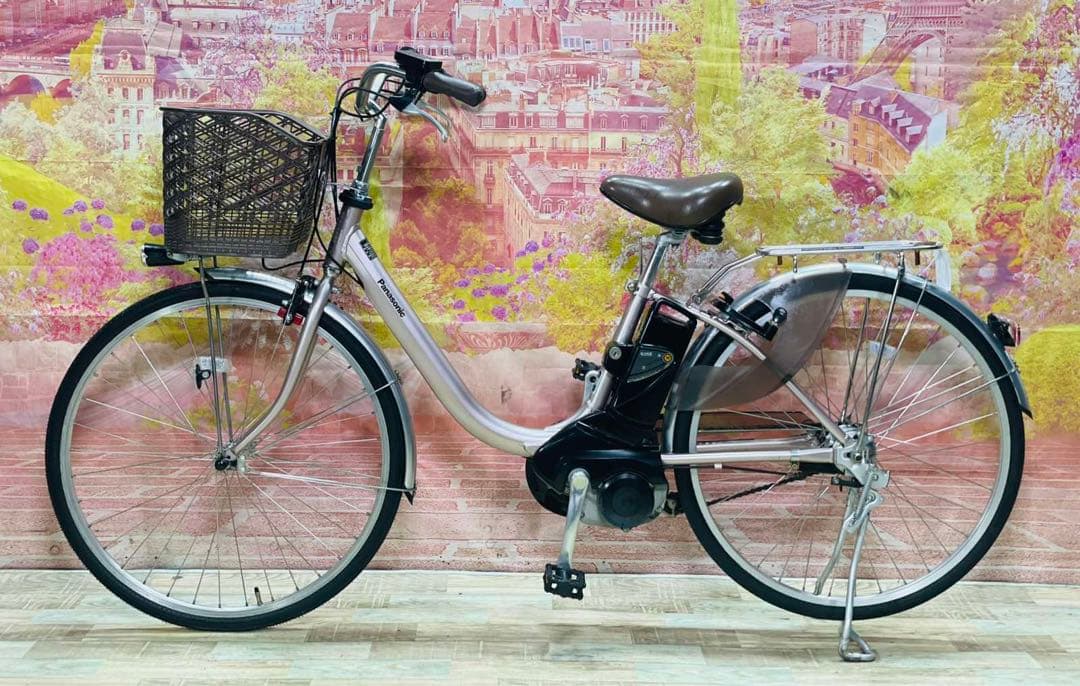 K2894 電動自転車パナソニック ママチャリ 26インチ 8.9Ah 送料無料