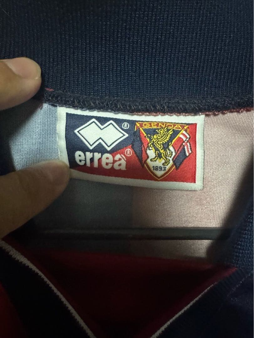 ジェノア　GENOA ユニフォーム　94-95 errea Mサイズ　三浦知良
