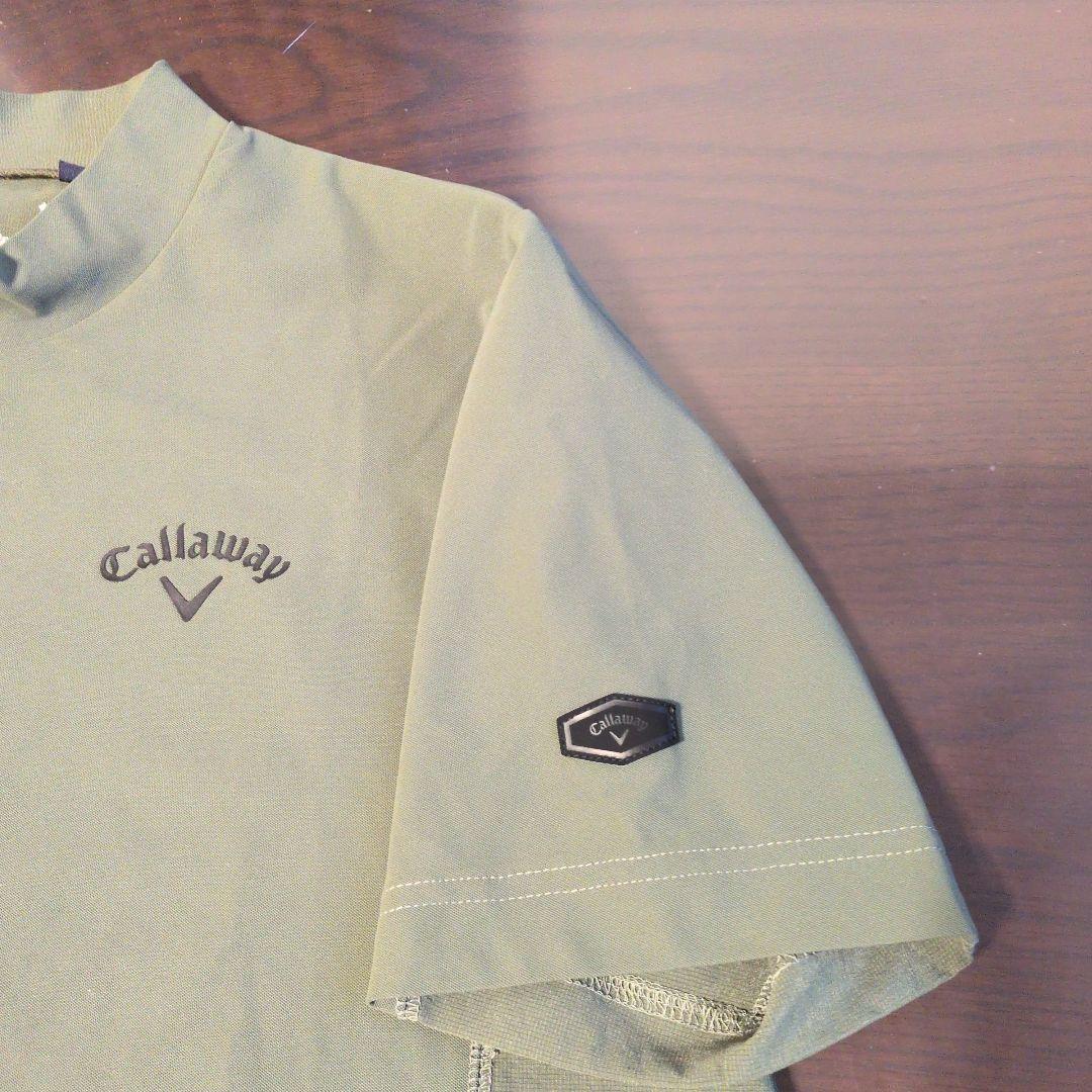 【未使用】Callaway ハイネックシャツ オリーブグリーン　М