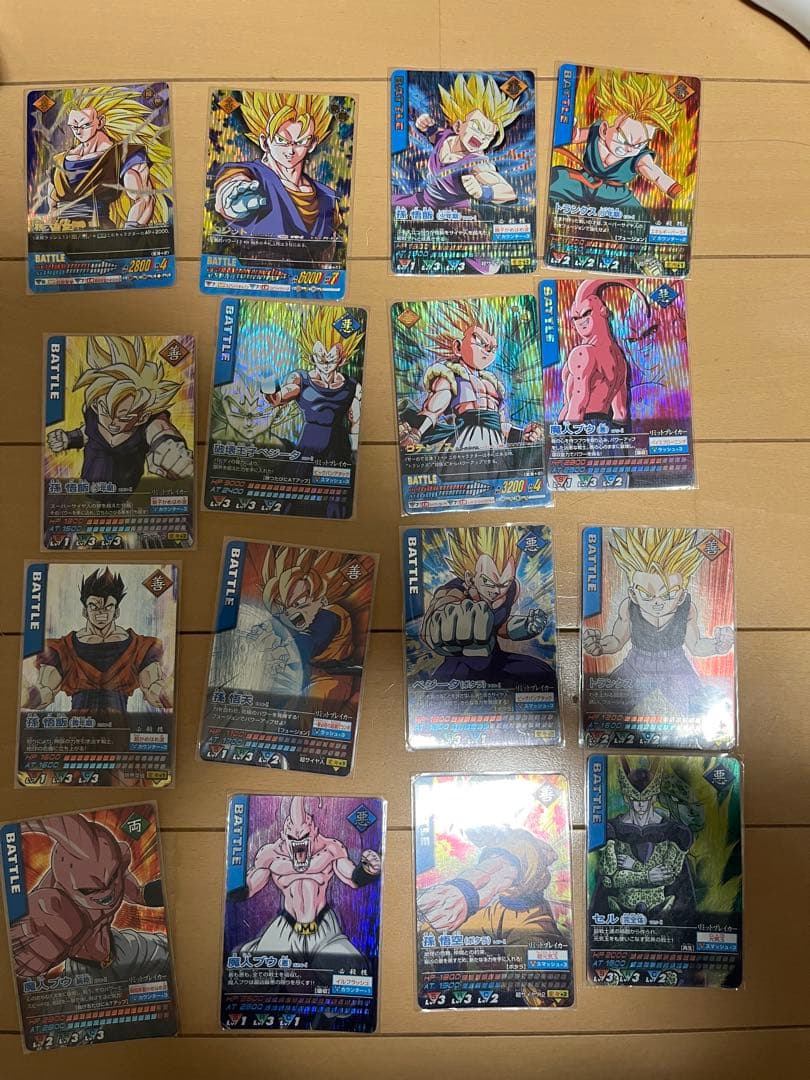 ドラゴンボール データカードダス16枚セット