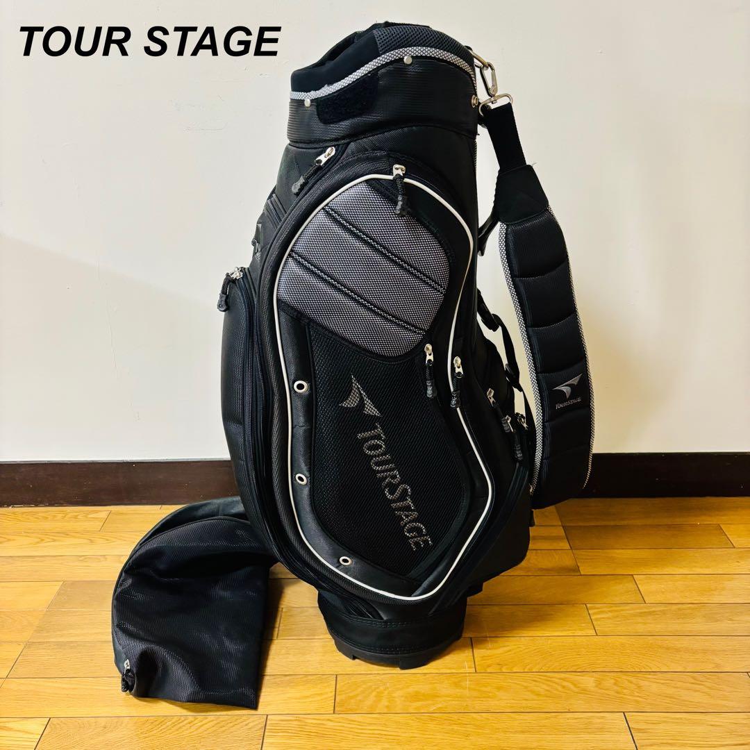 【美品】TOUR STAGE キャディバッグ ゴルフバッグ送料込み