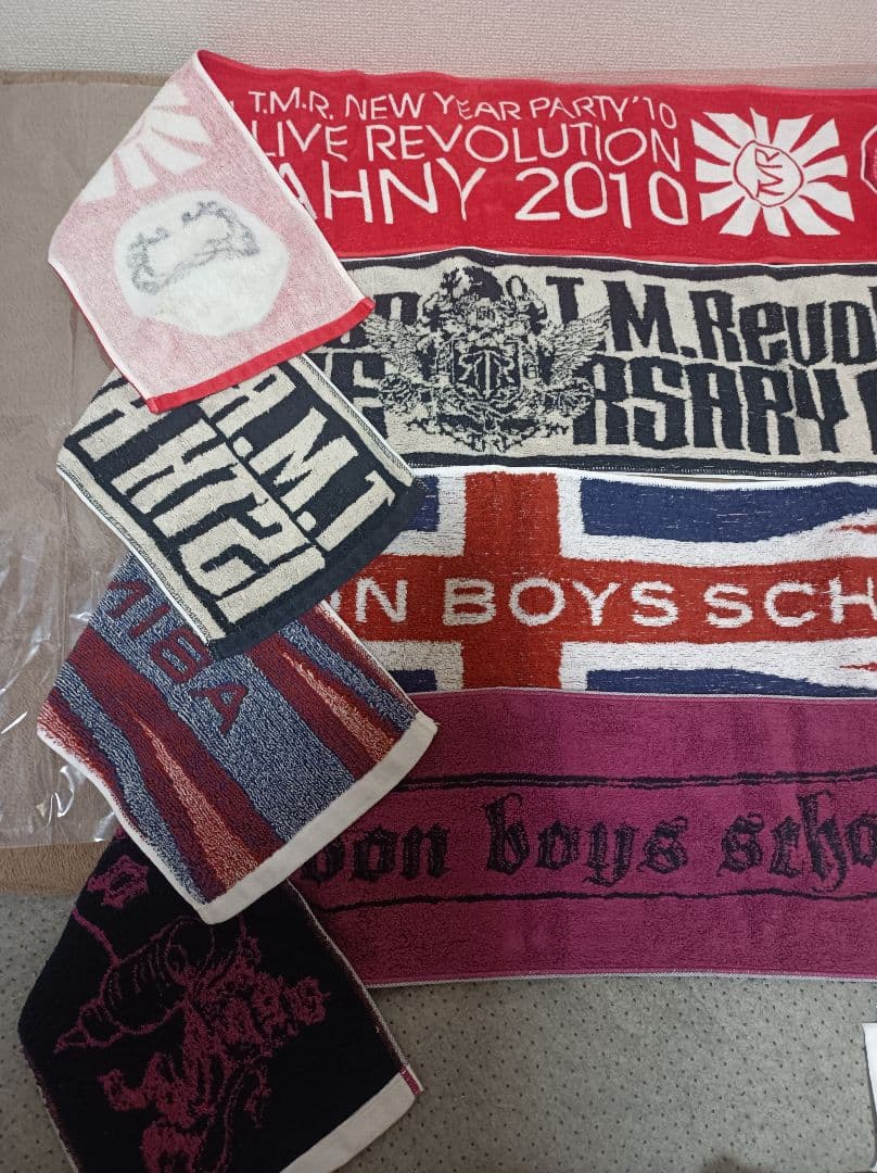 a.b.s T.M.Revolution マフラータオル　未使用品　4枚セット