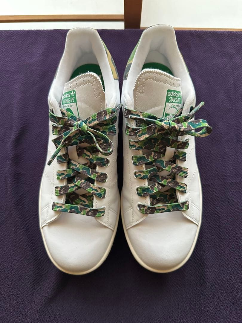 【限定コラボ】A BATHING APE® adidas ゴルフ スタンスミス