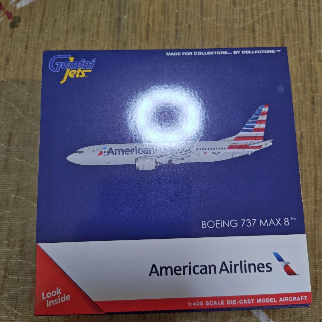 ジェミニジェッツ　1/400 737 MAX8 アメリカン航空 N324RN