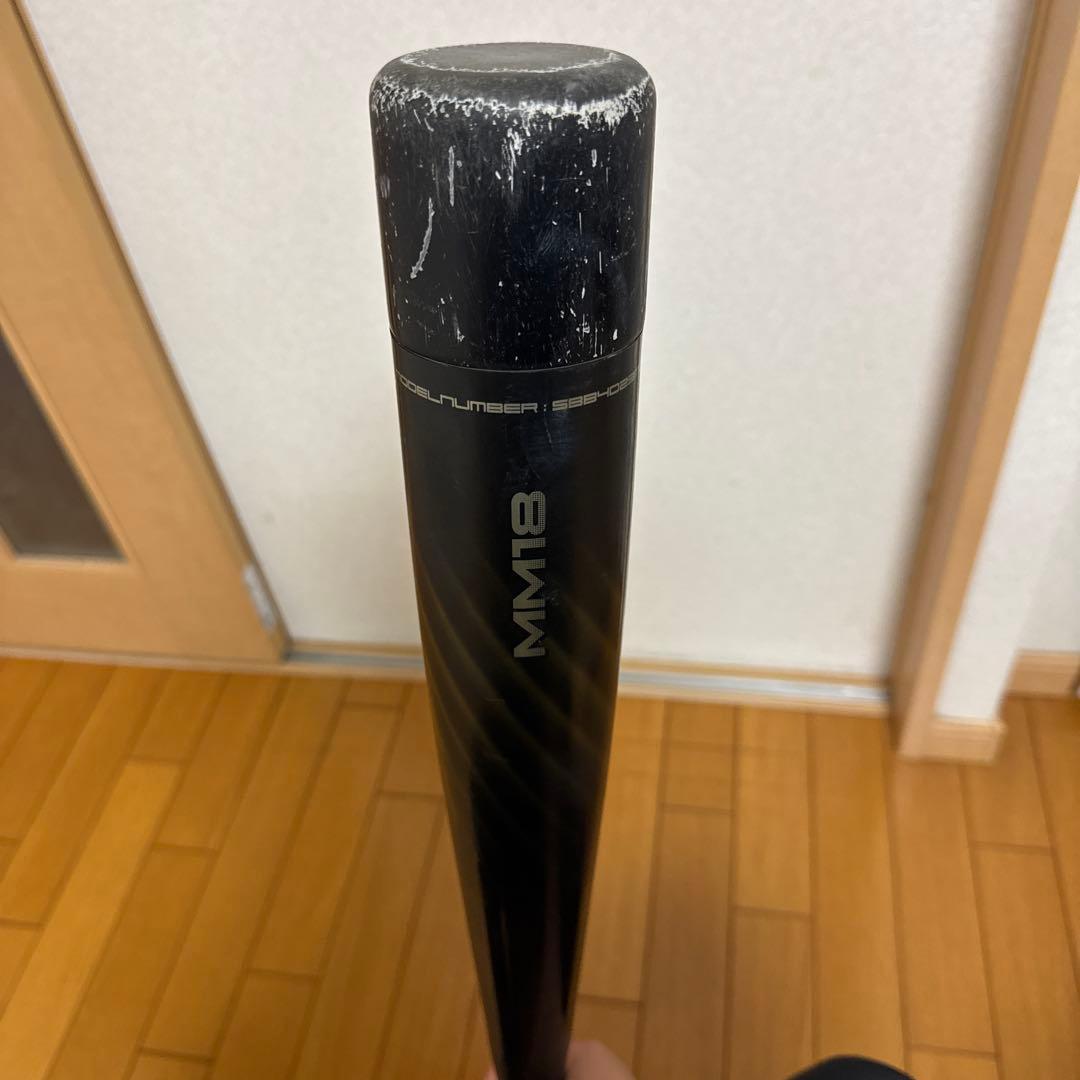 MM18 軟式バット 黒/黄　83cm