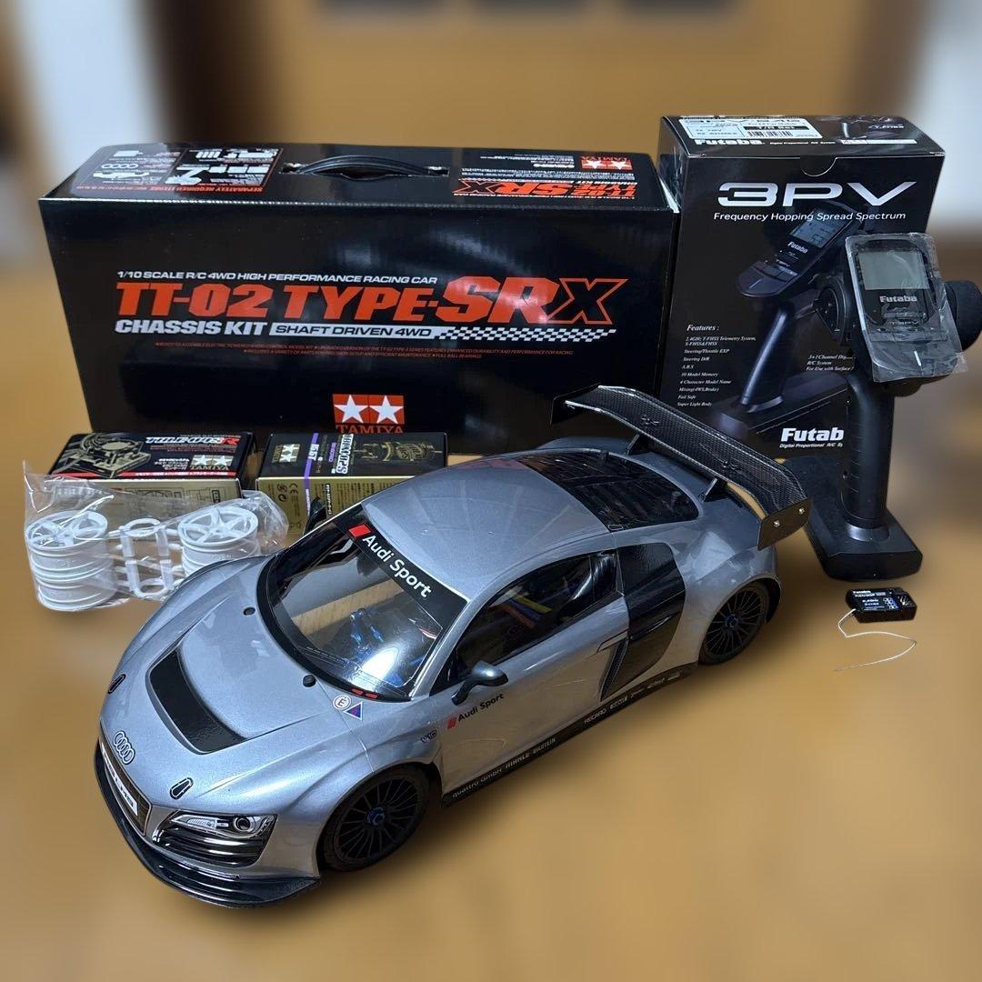 タミヤ TT02 SRX メカ類 オプション付き