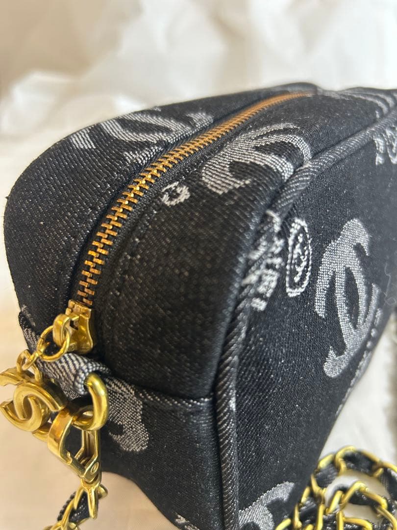 CHANELシャネル　ノベルティ デニム ショルダーバッグ　未使用品